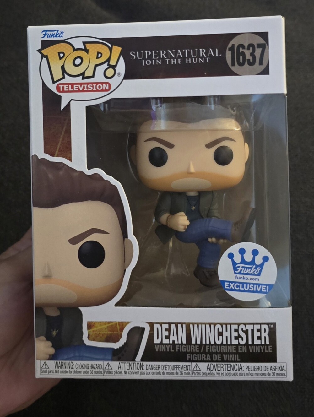 Funko Supernatural Dean Winchester Eye of the Tiger Funko Shop Exclusive Pop #16
